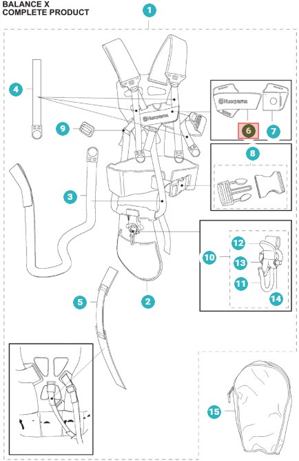Framstycke Balance 35, Balance X, Balance XB