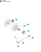Kopplingsfjäder 340-353/440-462/545/550 Kopplingsfjäder 340-353/440-462/545/550
