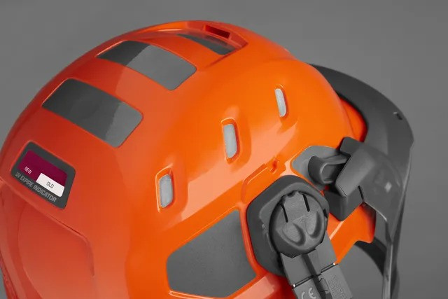 Husqvarna skogshjälm, Technical, orange fluorescerande