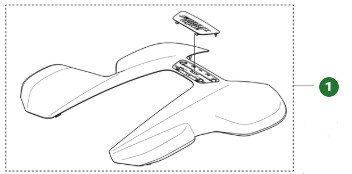 Toppkåpa Automower 320 Nera