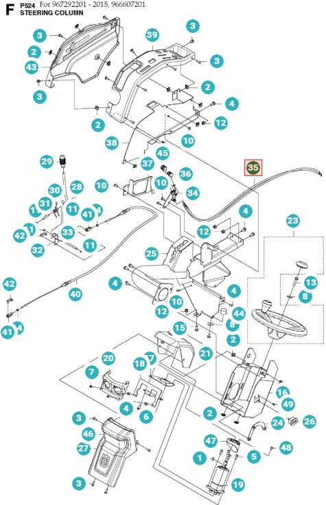 Gasvajer Husqvarna P524, P524X