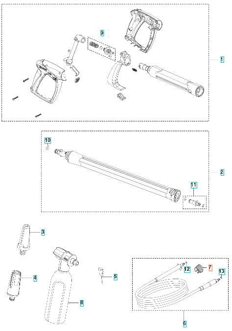 Stopper Soft Textile Hose-Stop