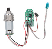 Motor with electronic circuit Motor with electronic circuit