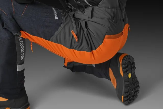 Husqvarna midjebyxor, Technical dam