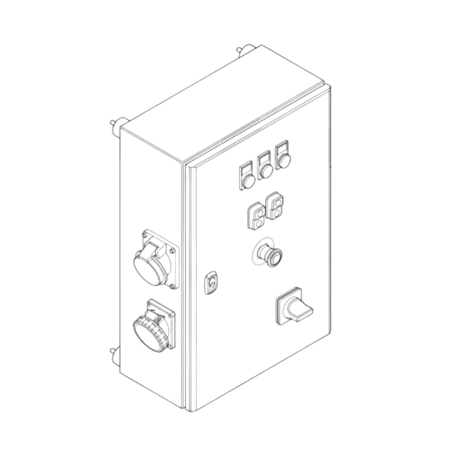 Electronic box complete dc 975