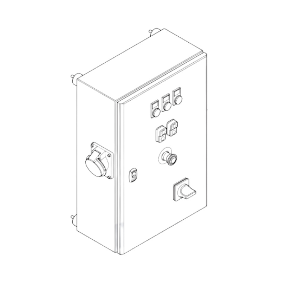Electronic box complete dc 975