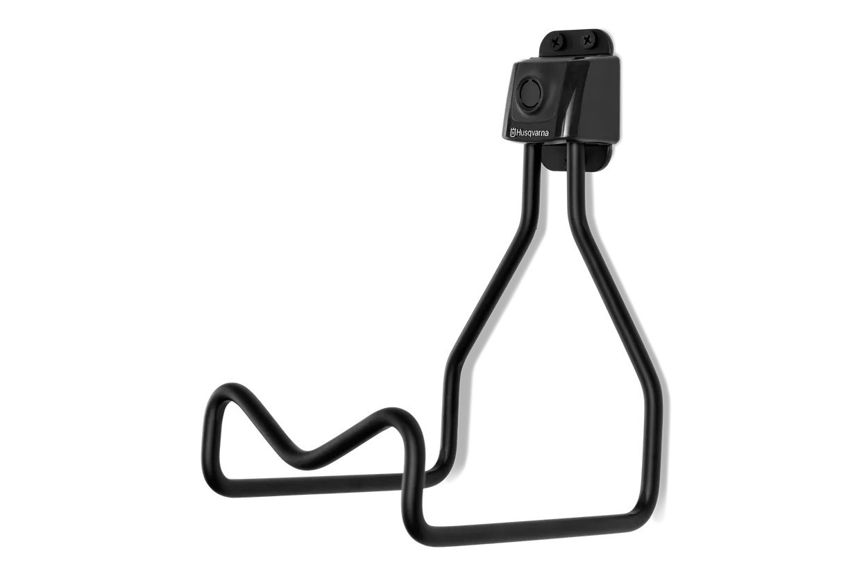 Förvaringskrok, röjsåg och trimmer