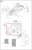 Chassi chassis left / flywheel side Chassi chassis left / flywheel side