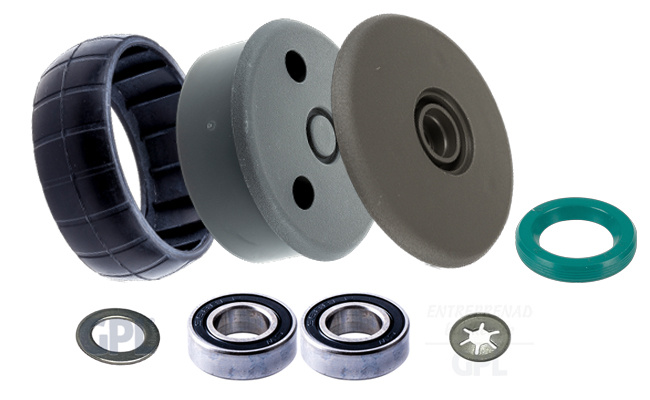 Framhjul till Automower robotgräsklippare