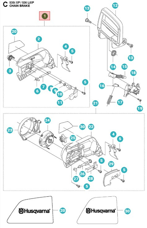 Kopplingskåpa 330i, 436Li, 535i XP, T535i XP, 536LiXP