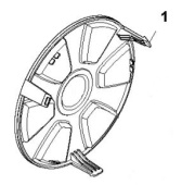 Navkapsel Gardena R38Li-R80Li, Flymo 1200R Navkapsel Gardena R38Li-R80Li, Flymo 1200R