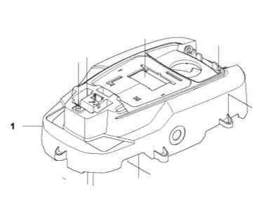Displaykåpa kit AM105, 305, 308, R40Li, R70Li