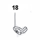 Spjällaxel 5791908-01 Spjällaxel 5791908-01