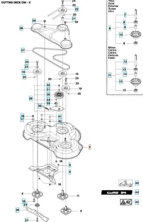 Klippaggregatkåpa Combi 94