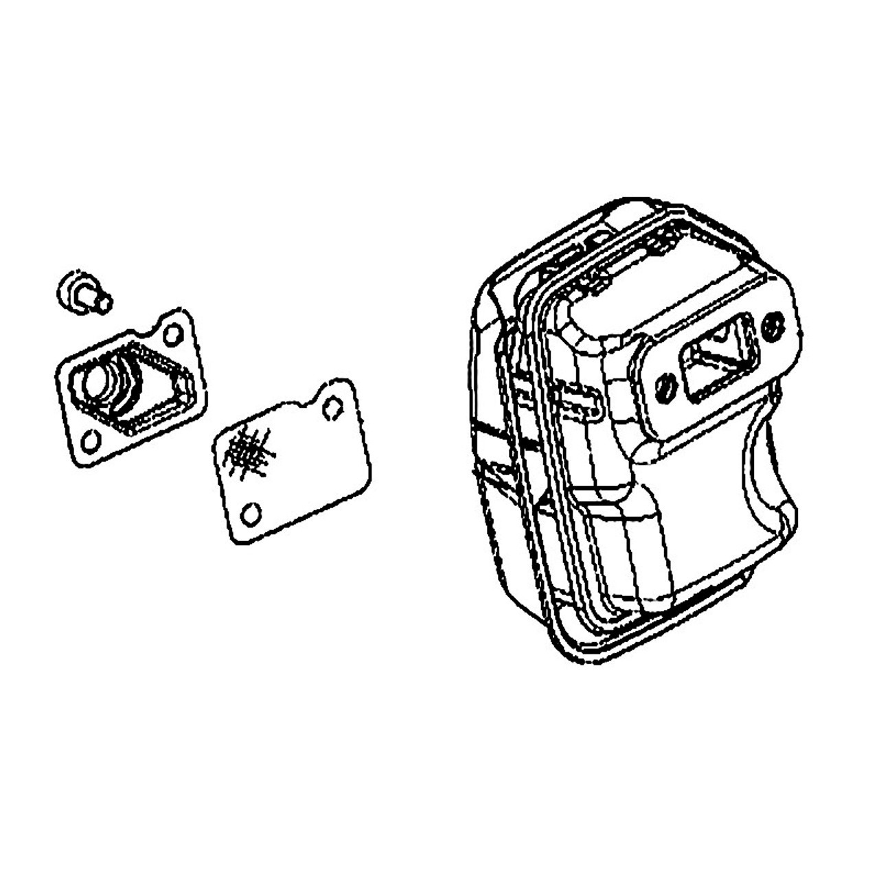 Ljuddämpare Komplett
