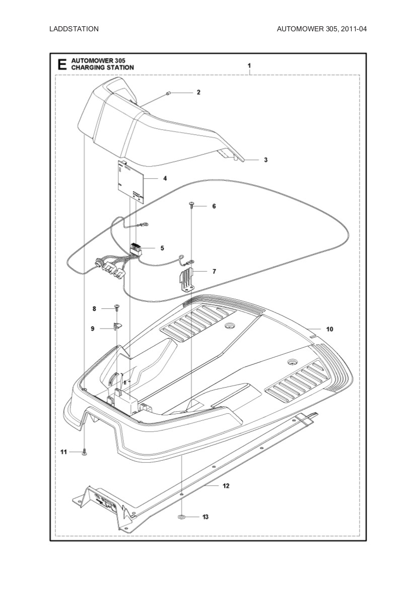 Charging Station Assy Kit Whit