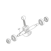 Kit Vevaxel Med Lager Kit Vevaxel Med Lager