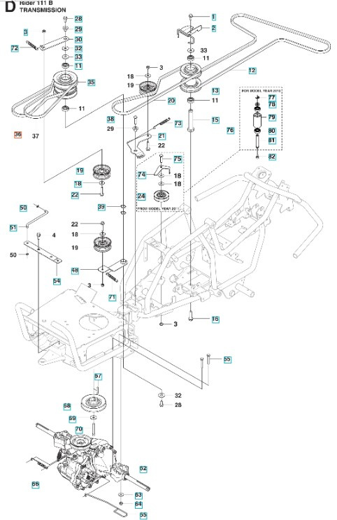 Rem R111B, Jonsered FR2312 MA