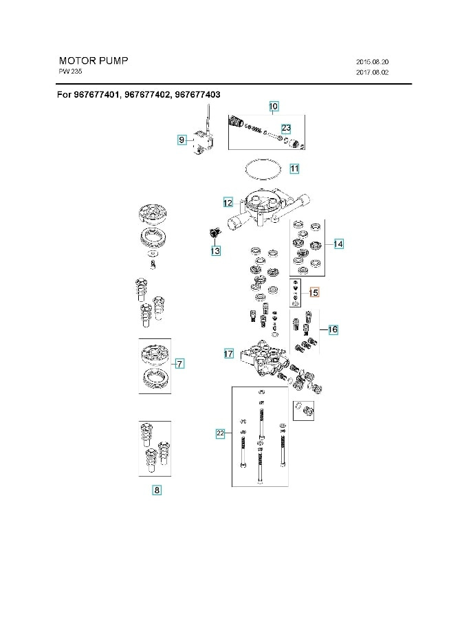 Non Return Valve Valve Kit