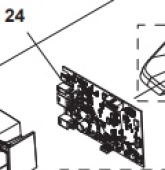 Kretskort Laddstation 310, 315, 315X, 405X, 415X Kretskort Laddstation 310, 315, 315X, 405X, 415X