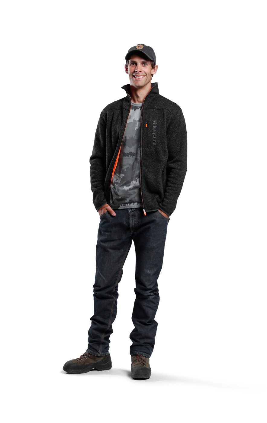 Husqvarna Xplorer Fleecejacka Granitgrå Herr