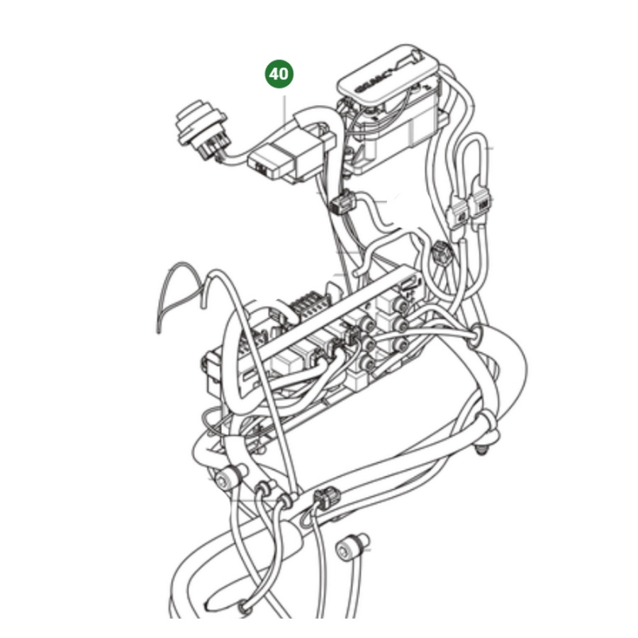 Wiring assy battery charger