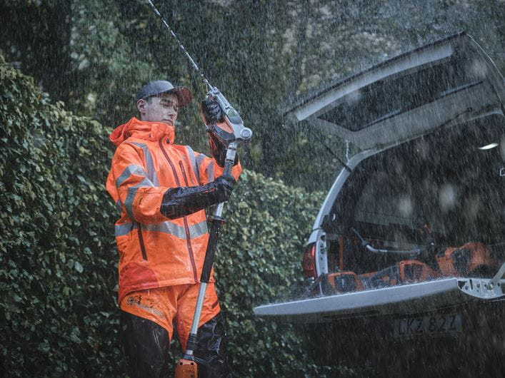 Regnjacka Husqvarna Technical Vent EN 20471