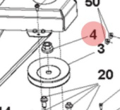 Nut flange 3/4-16 zp Nut flange 3/4-16 zp
