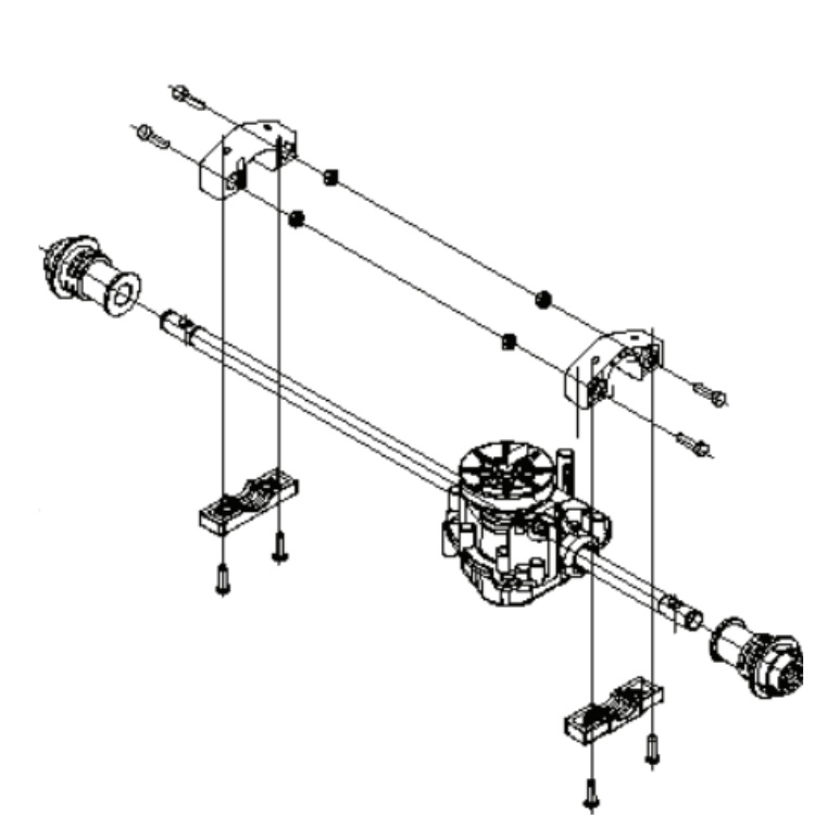 TRANSMISSION KIT REAR TRANSMIS