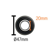 Kullager 6204-2 Rs Kullager 6204-2 Rs